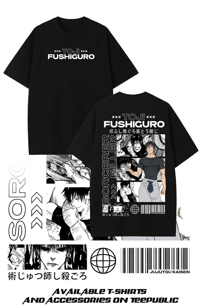TOJI FUSHIGURO OVERSIZE TEES