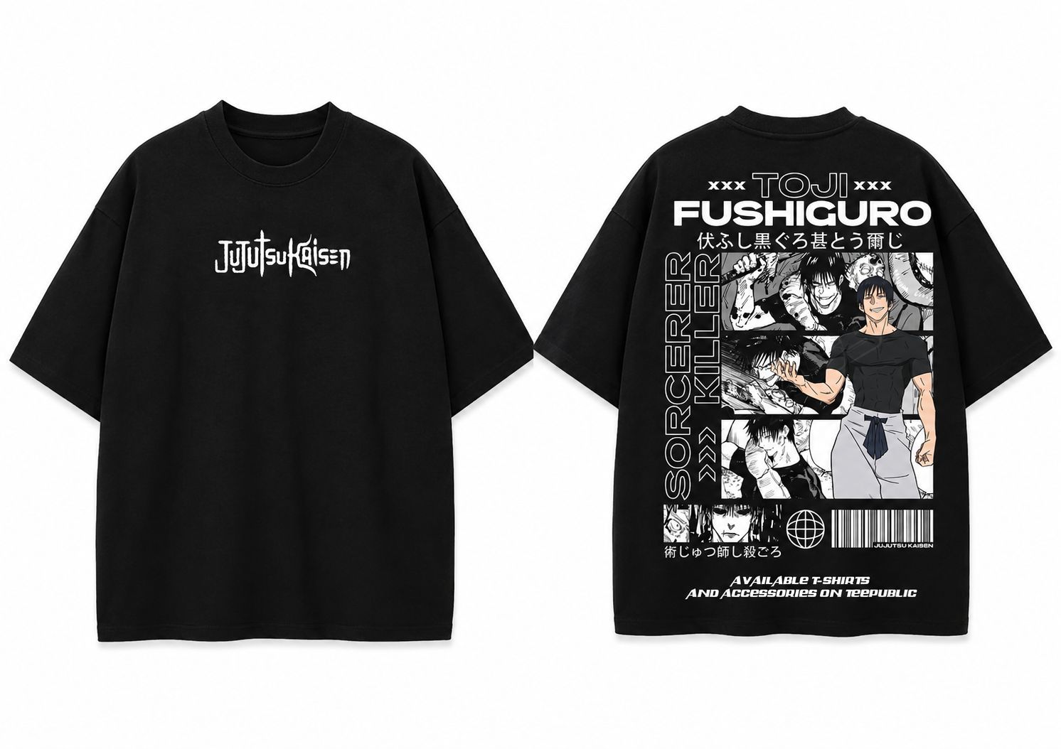 TOJI FUSHIGURO OVERSIZE TEES