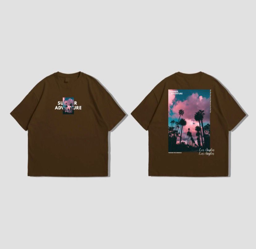 SUMMER ADVENTURE OVERSIZED TEES