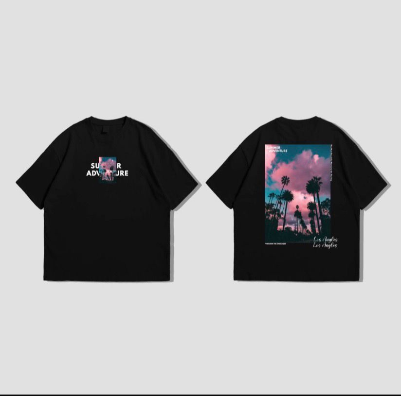 SUMMER ADVENTURE OVERSIZED TEES